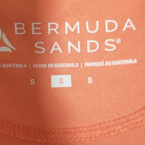 NWT Bermuda Sands Orange Short sleeve wick away UPF 50+ Polo shirt. S - Picture 4 of 9